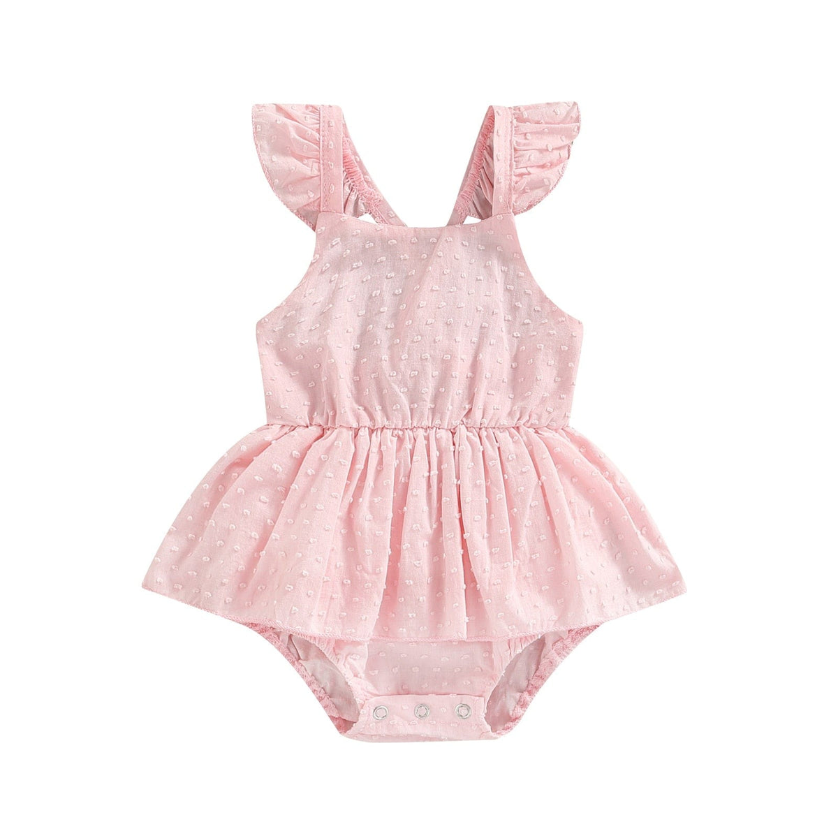 0 Pink / 6M Baby Girls Romper 2 Colors
