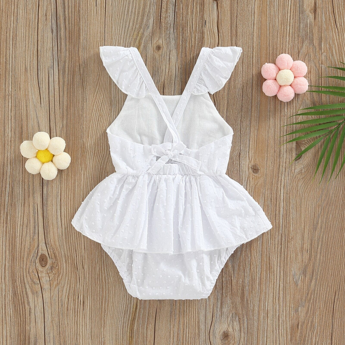 0 Baby Girls Romper 2 Colors