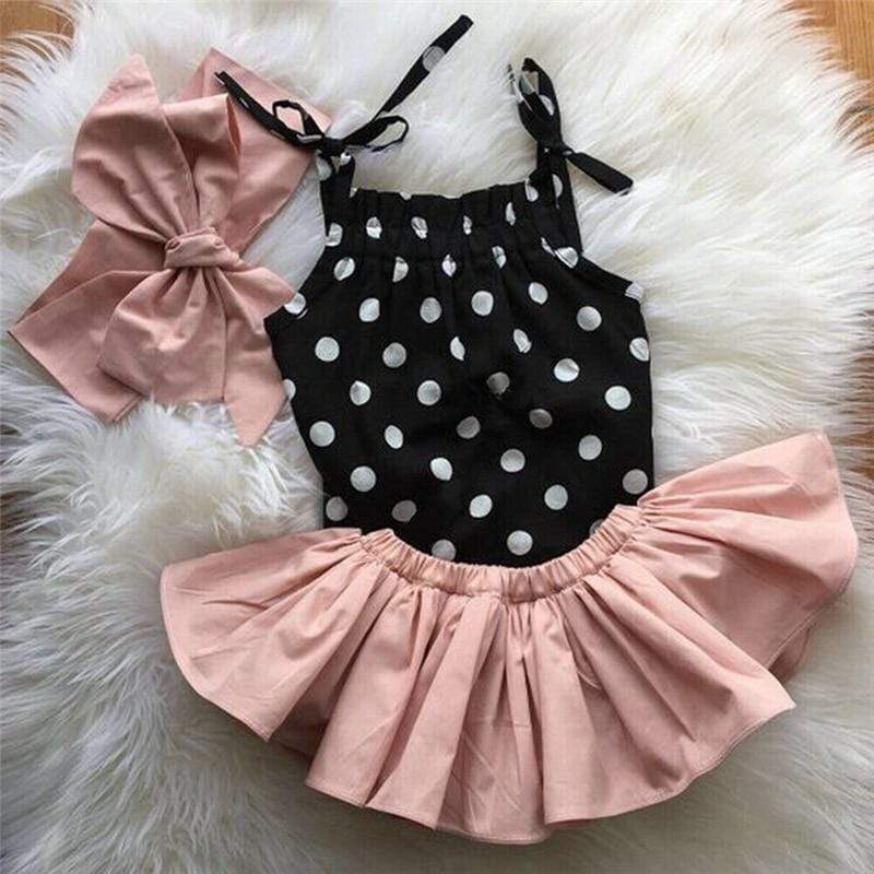 Girl's Clothing Baby Girls Sleeveless Outfit