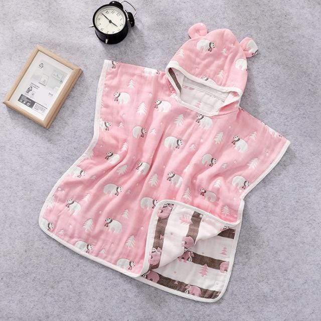 Boy's Clothing Bear Baby Hooded Beach Towel