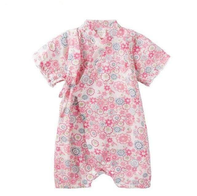Girl's Clothing Light Pink 2 / 24M Baby Kimono Bodysuit