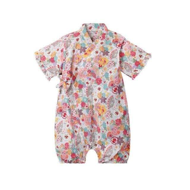Girl's Clothing Light Pink 1 / 12M Baby Kimono Bodysuit