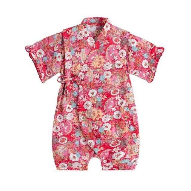 Baby Kimono Bodysuit - Momorii