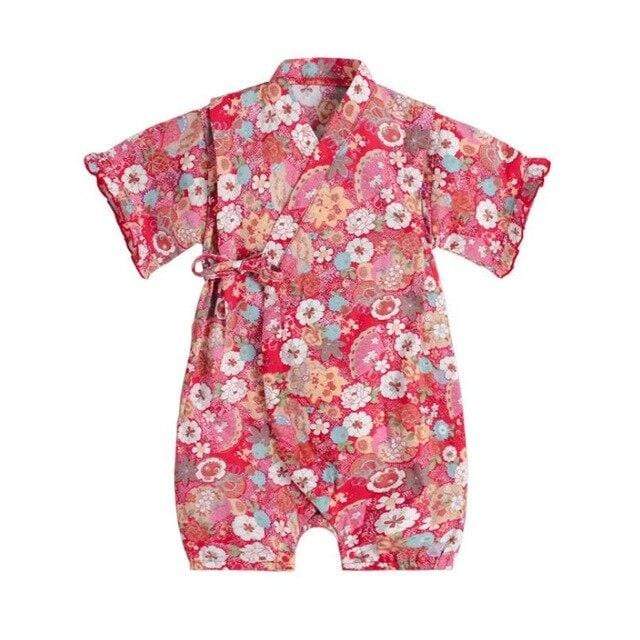 Girl's Clothing Baby Kimono Bodysuit