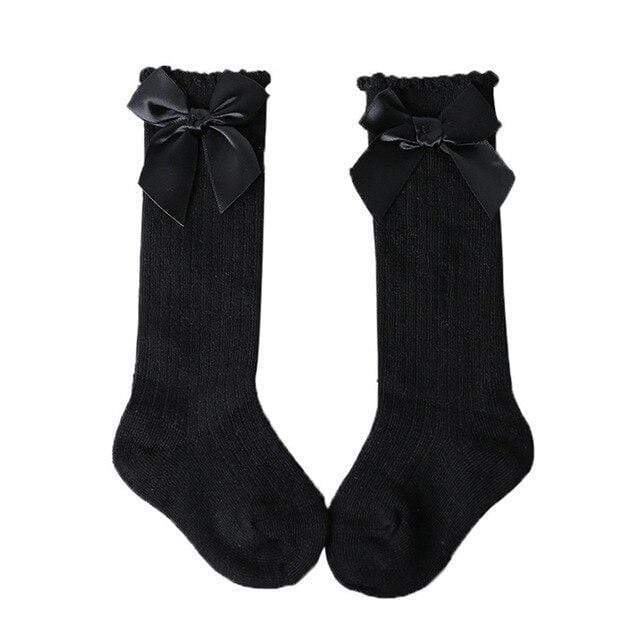 Accessories Black Baby Knee High Socks