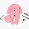 Boy&#39;s Clothing Pink / 3M Baby Knitted Romper with Hat