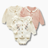 Girl&#39;s Clothing Baby Knitted Sweater Romper Set