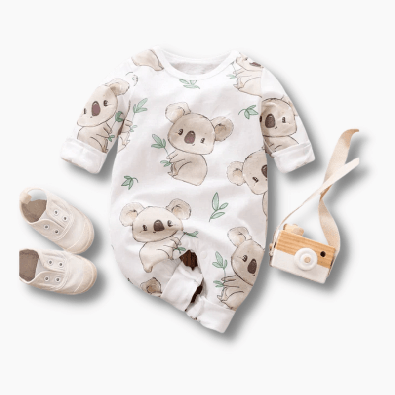 Boy's Clothing Baby Koala Print Romper