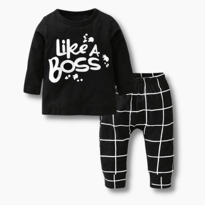 Boy&#39;s Clothing Baby Like A Boss Outfit