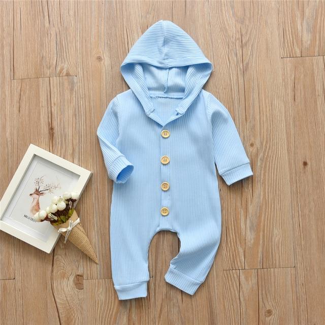 unisex Ivory / 9M Baby Long Sleeve Jumpsuits