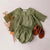 Girl's Clothing Army Green / 18-24M 90 Baby Long Sleeve Vintage Outfit