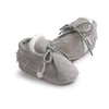 Shoes Light Gray / 7-12M Baby Moccasins Soft Shoes
