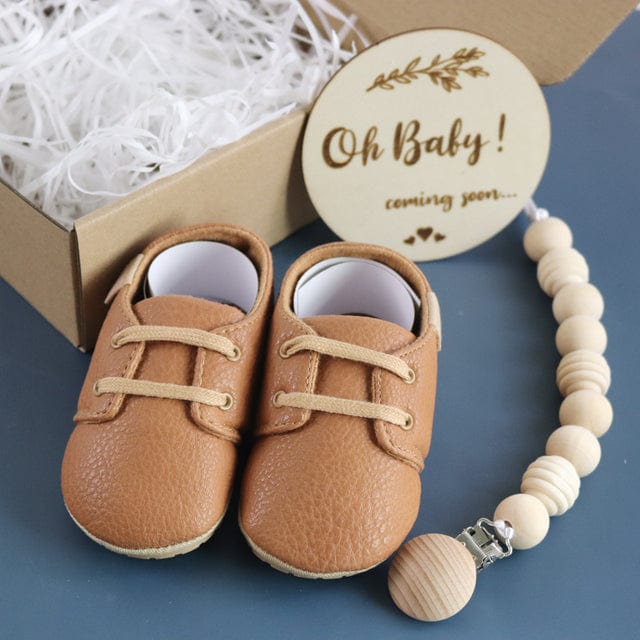 Dark Khaki / 0-6 Months Baby Newborn Gift Set