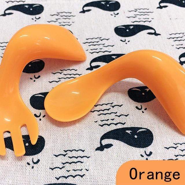 Accessories Orange Baby Plate Duck Dishes