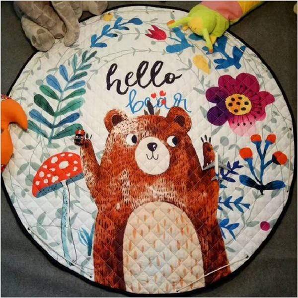 Play Mat hello bear Baby Play Mat Storage Bag