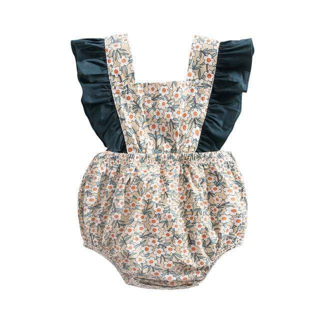 Girl's Clothing BRS8041 / 6M Flowers Rompers Clothes Girl