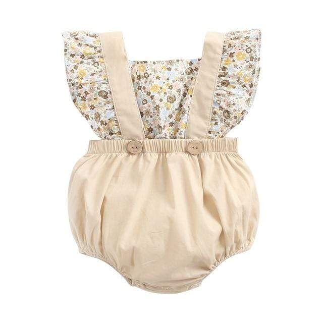 Girl's Clothing BRS9043 / 6M Flowers Rompers Clothes Girl
