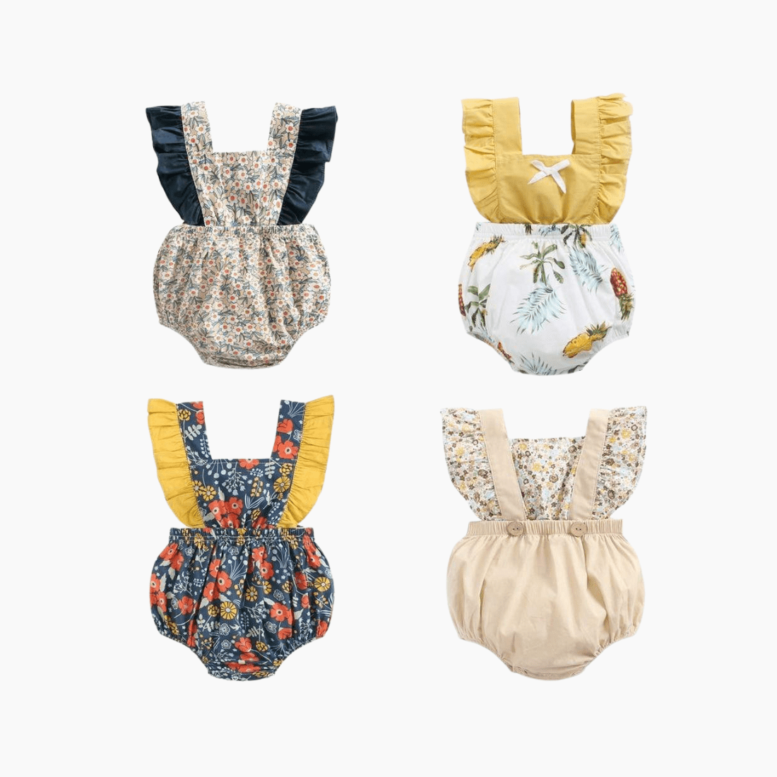 Girl's Clothing Baby Printed Rompers