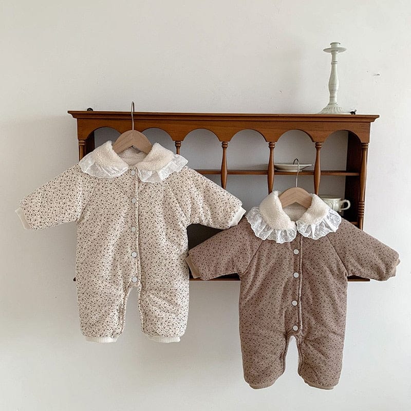 Baby Rompers Fur Lining