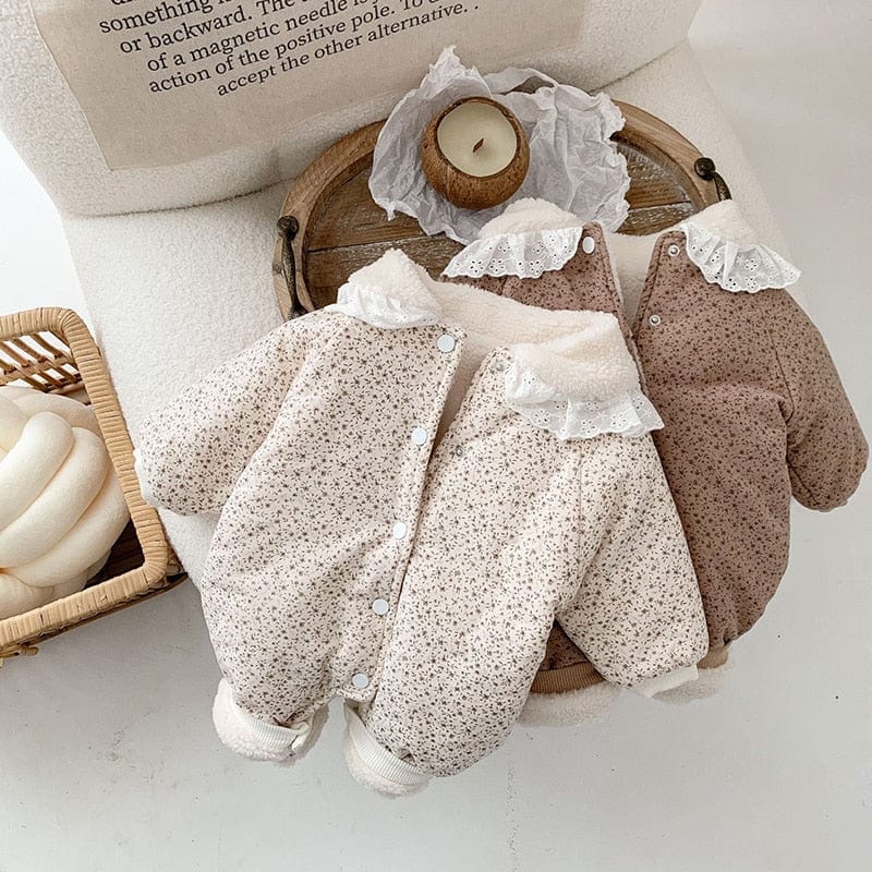 Baby Rompers Fur Lining