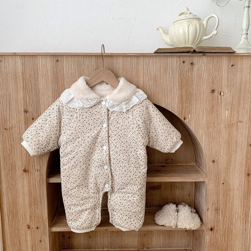 Baby Rompers Fur Lining