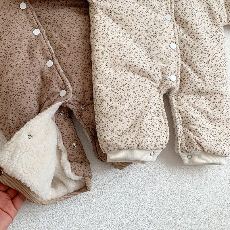 Baby Rompers Fur Lining