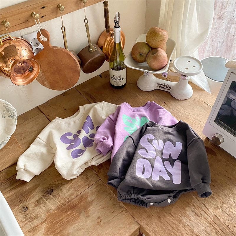 Baby Rompers Letter Print