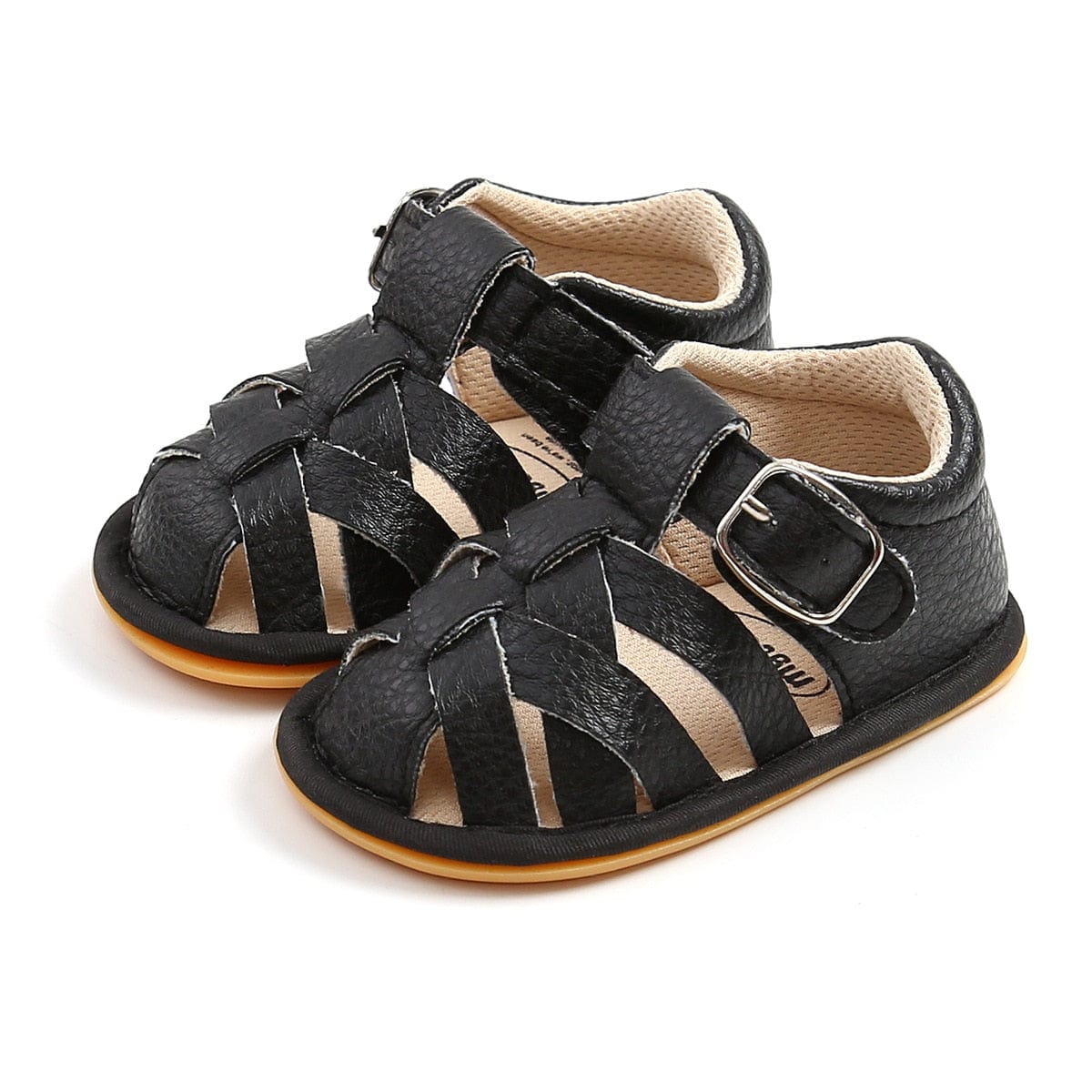 black / 0-6M (Insole 11cm) / China Baby Sandals