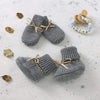 82W898A-4 5 / 12-18 months Baby Shoes + Gloves Set Knit