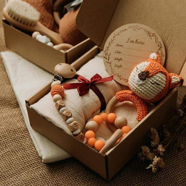 Accessories Fox Set Baby Shower Gift Set