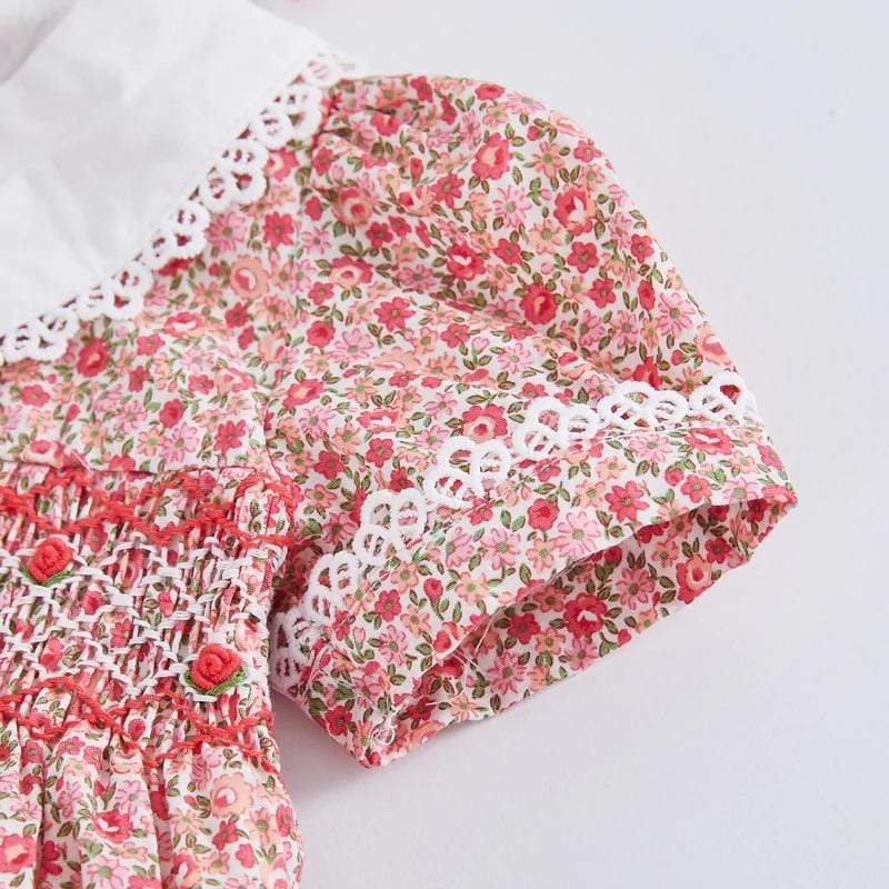 Girl's Clothing Baby Smock Floral Romper