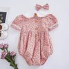 Girl&#39;s Clothing Baby Smock Floral Romper