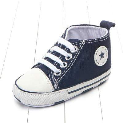 Shoes Darkblue Star / 0-6M Baby Sneakers