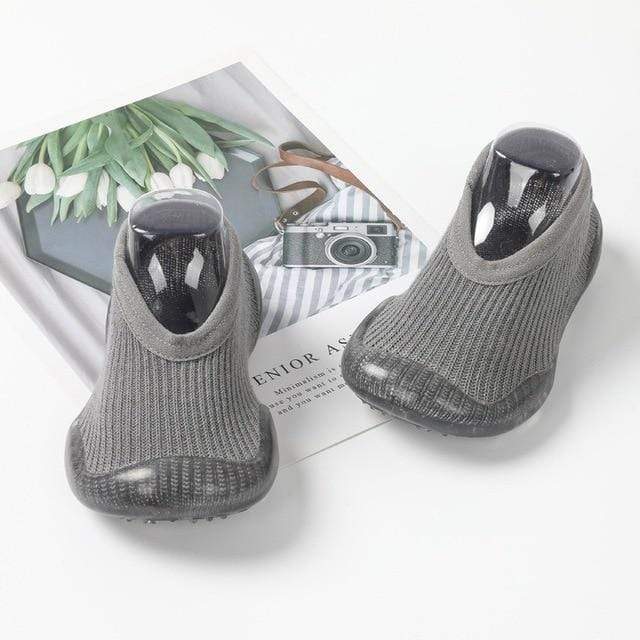 Shoes Gray / 18-24M Baby Soft Rubber Sole Shoes