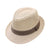 Beige Net Baby Straw Hat