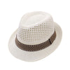 White Net Baby Straw Hat