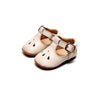 Beige shoes / 2 Breathable Solid Hard Sole Boys Shoes