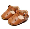 coffee shoes / 2 Breathable Solid Hard Sole Boys Shoes