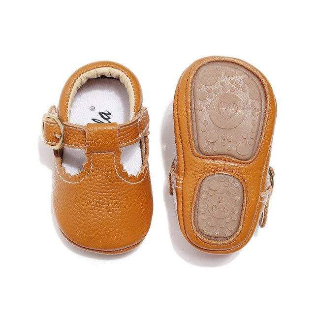 Shoes brown / 2 Baby Vintage T-Bar Shoes
