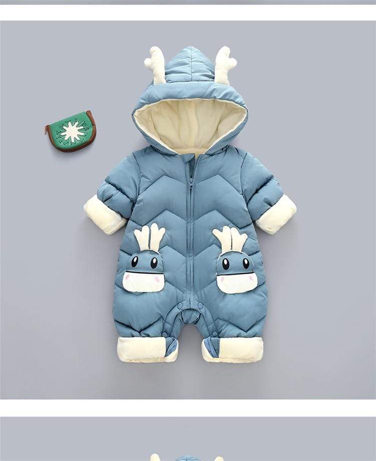 Girl's Clothing Baby Winter Snowsuit Plus Velvet
