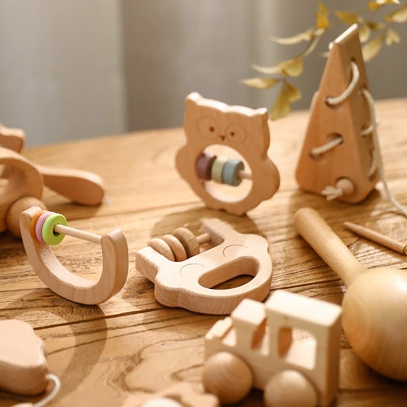 Baby Wooden Rattle