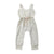 30421B / 12M / China Pudcoco Fast Shipping 0-3Years Lovely Newborn Baby Girl Cotton Ruffle Sleeveless Solid Romper Striped Jumpsuit Outfit Clothes