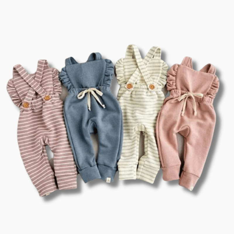 Girl's Clothing Backless Baby Romper