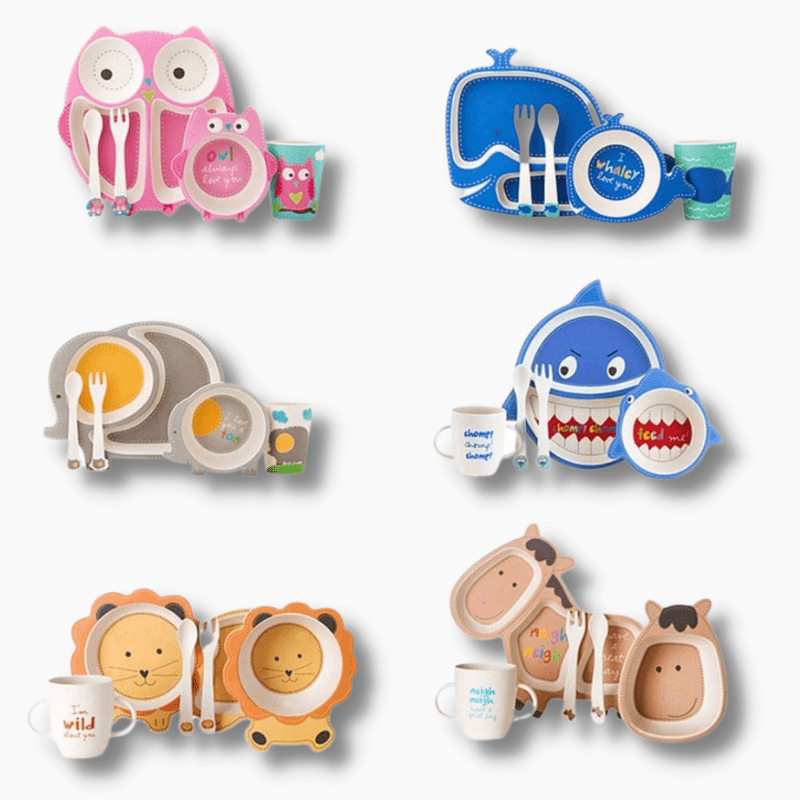 Bamboo Kids Dinner Set