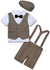 Khaki / 2 Years Baptism Gentleman Party Gift