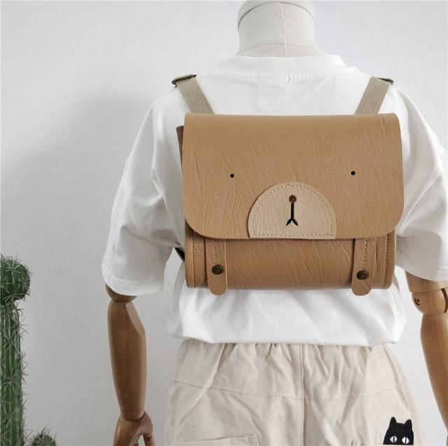 Accessories Light Brown Bear Backpack