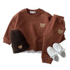 Girl&#39;s Clothing as picture 11 / 24M bear round neck sweatshirt suit