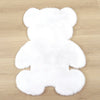 45x60cm / white Bear rug super soft carpet