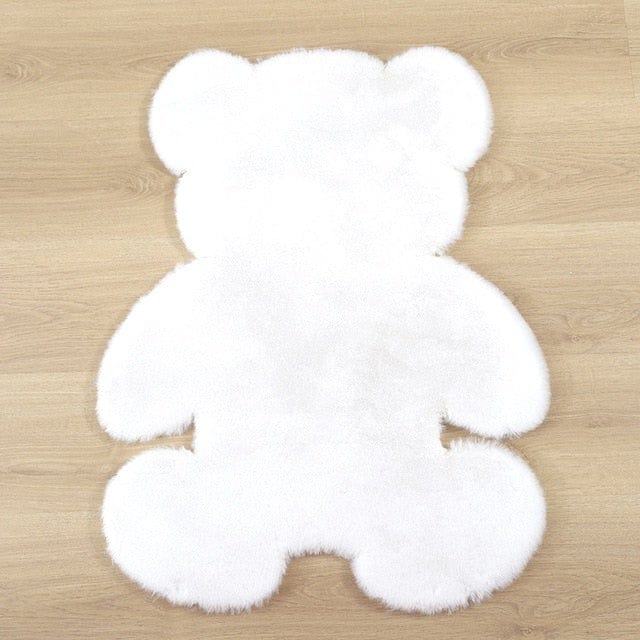 45x60cm / white Bear rug super soft carpet