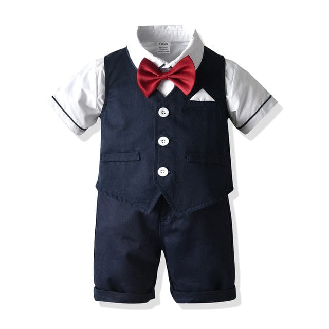 Navy Blue Shorts / 5T / China Birthday Clothes Gentleman Sets